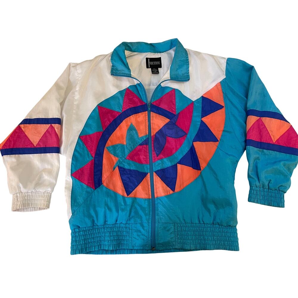 Vintage Indications 1980's 1990's Ski Jacket Windbreaker‎ - Size Oversized Small